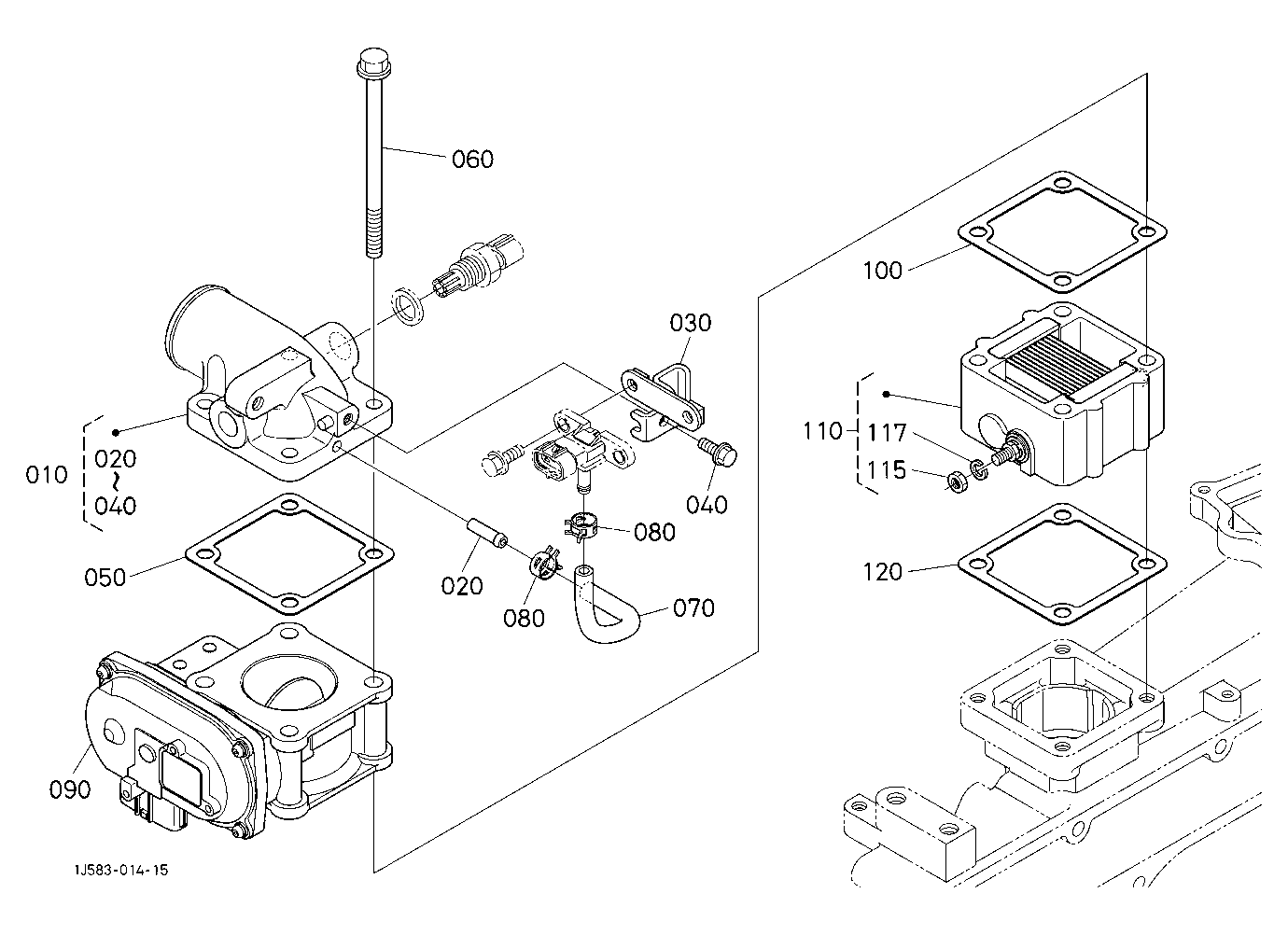 Air Cleaner Flange And Throttle Valve