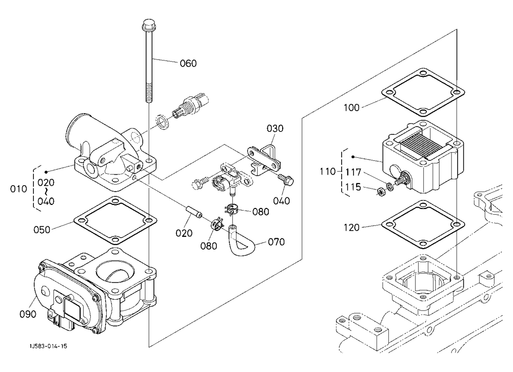 Air Cleaner Flange And Throttle Valve