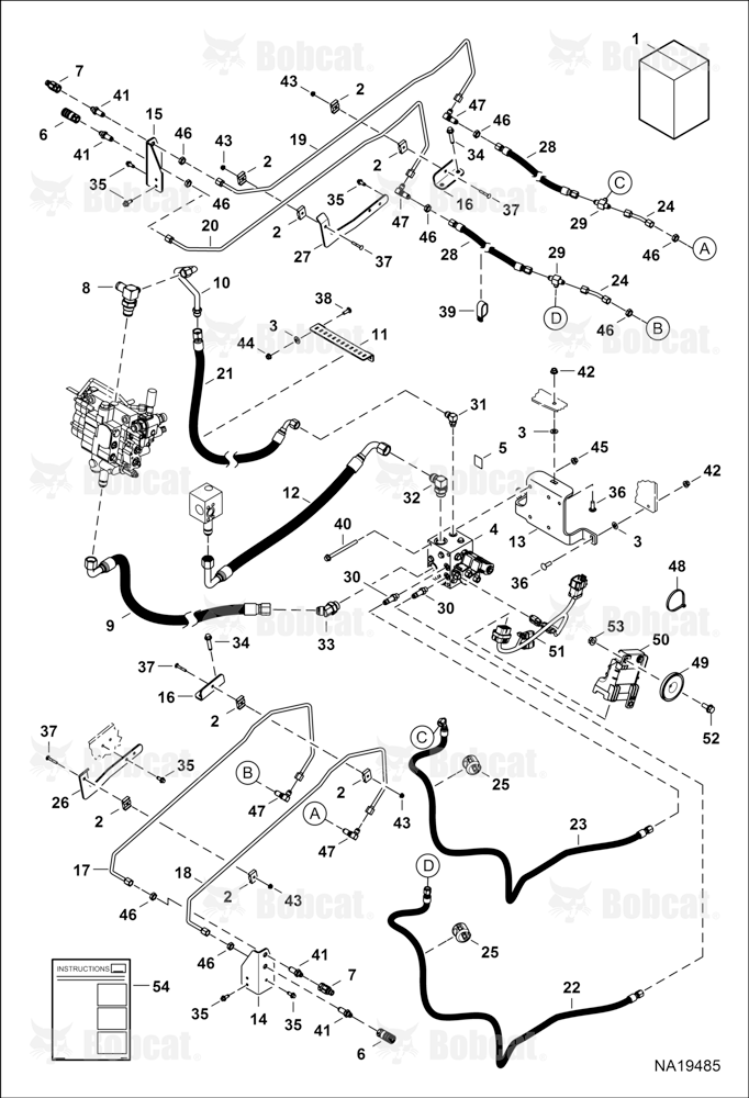 Rear Auxillary Kit  B51U11001 - B51U11295