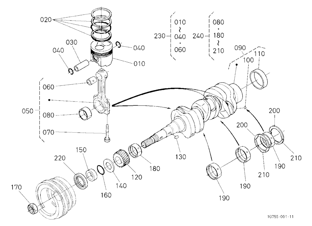Piston And Crankshaft