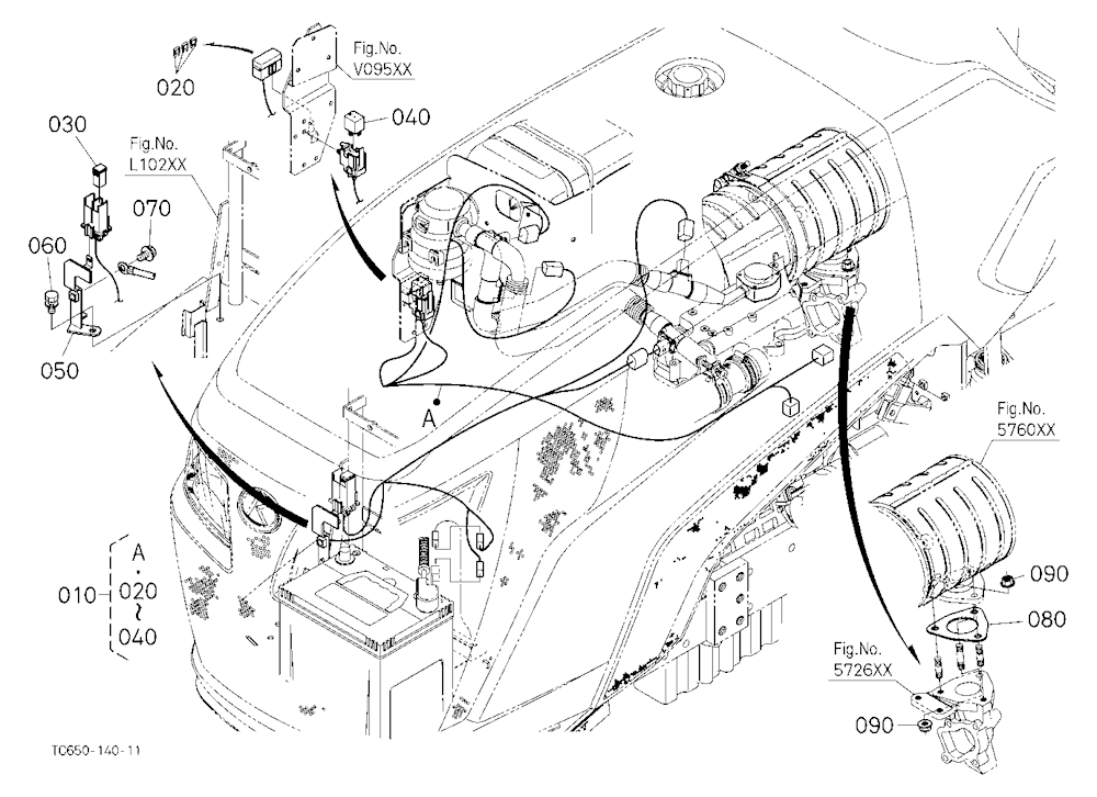 Heater Kit (Electrical Wiring/Relay) [Option] [W/O