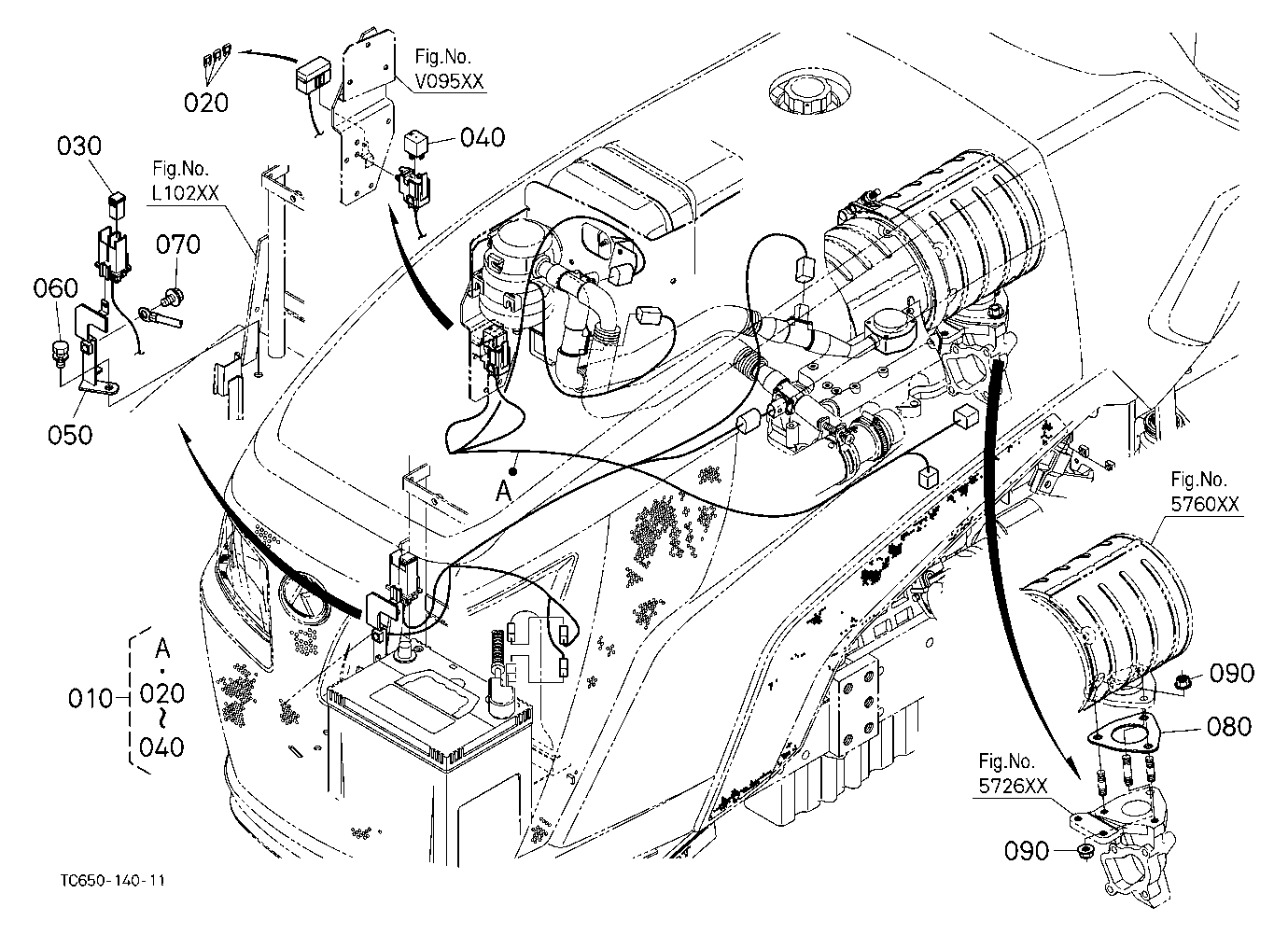 Heater Kit (Electrical Wiring/Relay) [Option] [W/O