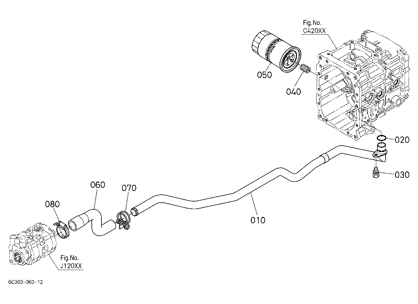 Hydraulic Oil Line (Suction)