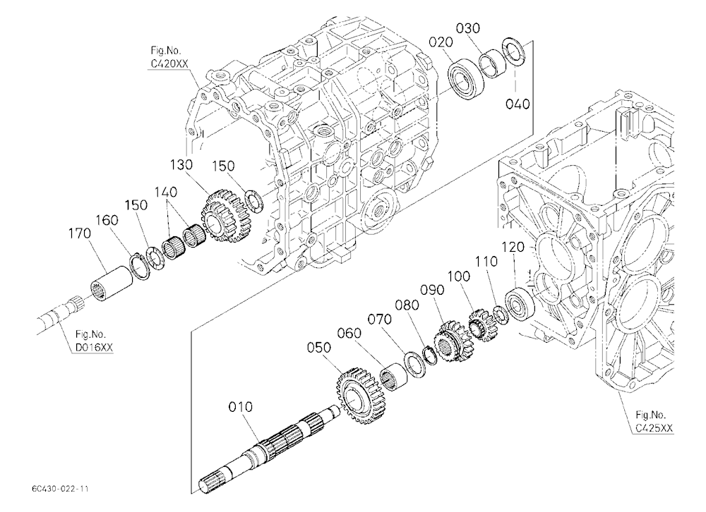 Range Gear Shaft