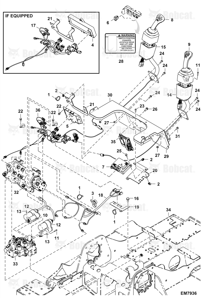 Electrical Circuitry (Selectable Joystick Controls) (3 Connection ACS Controller)
