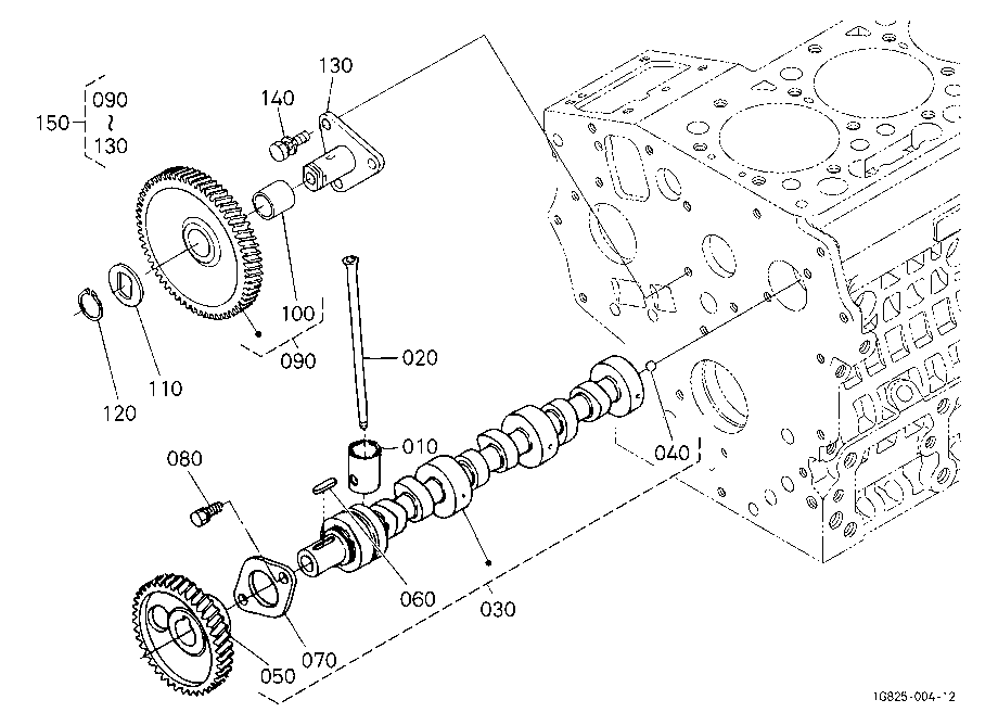 Camshaft And Idle Gear Shaft