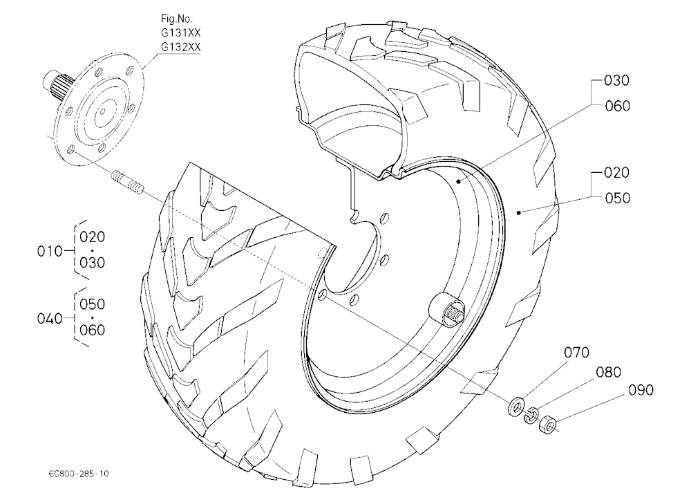Front Wheel (23*8.50-12 R14)