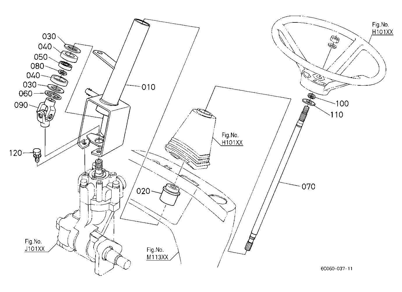 Steering Post