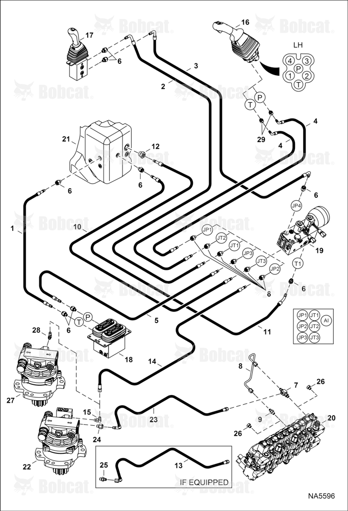 Hydraulic Circuitry (Pilot W/O and W/ JPS Cont'd)