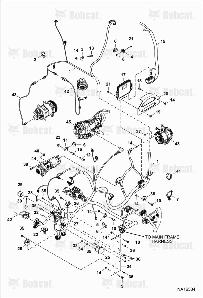 Engine Electrical Circuitry (Harness)