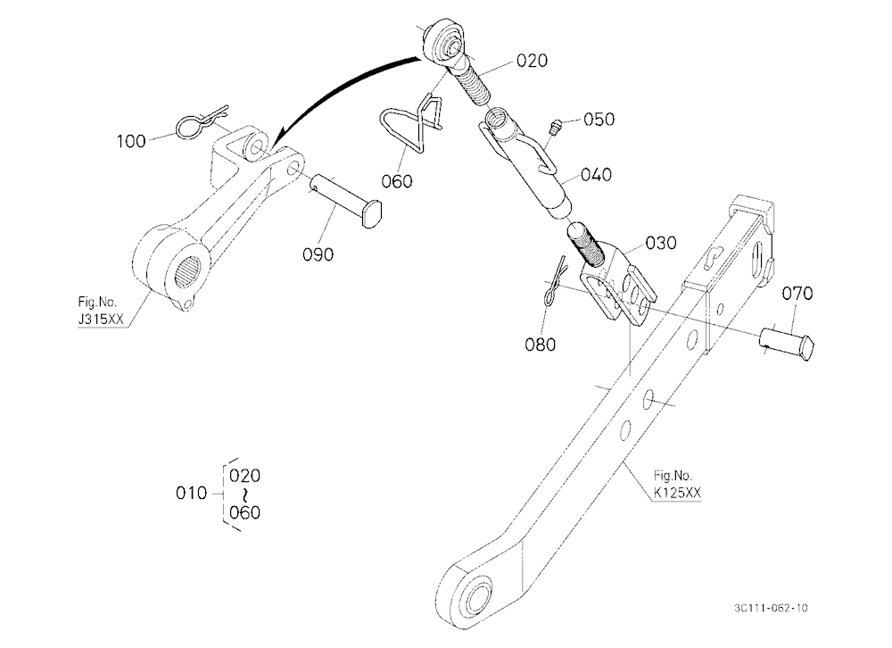 Lift Rod Rh