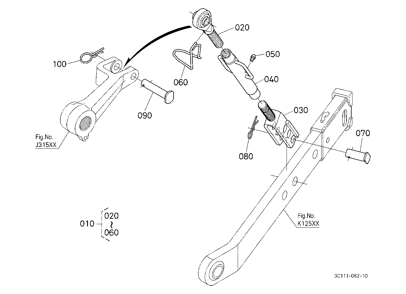 Lift Rod Rh