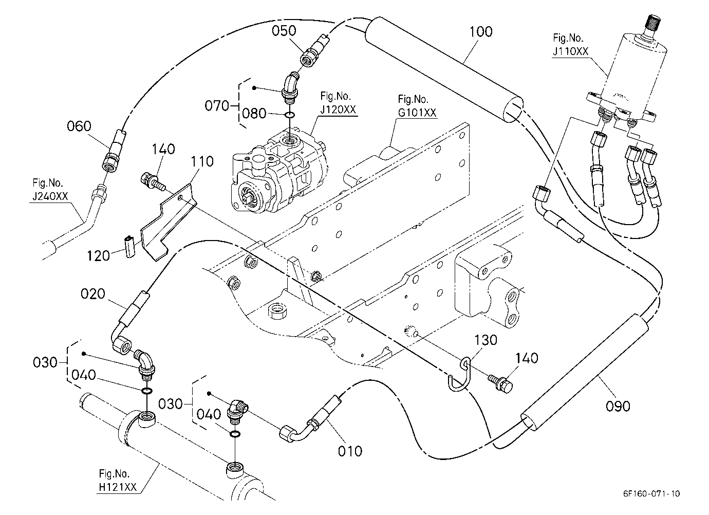 Hydraulic Oil Line (Steering)