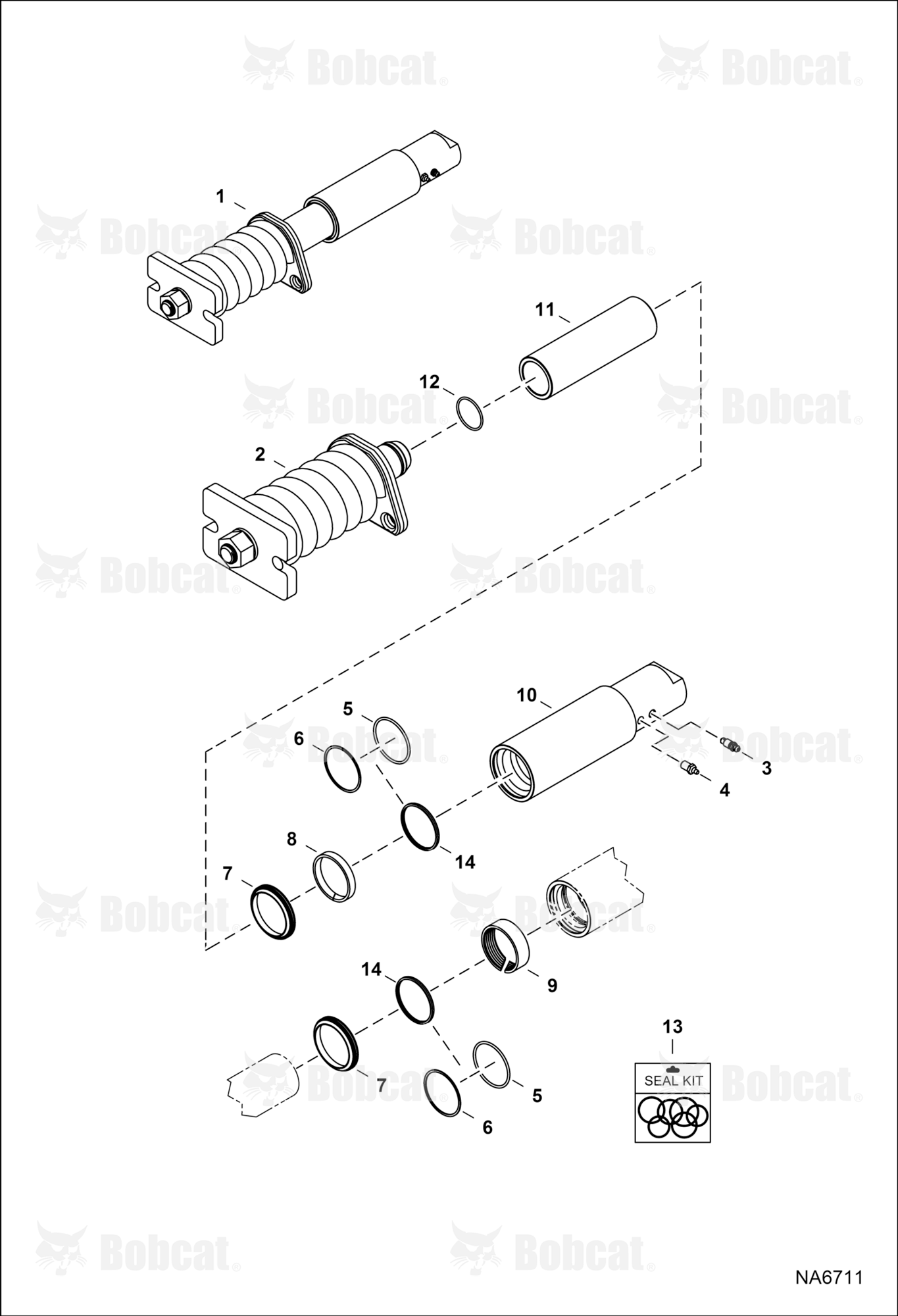 Track Tensioner (Duel Grease Fittings)