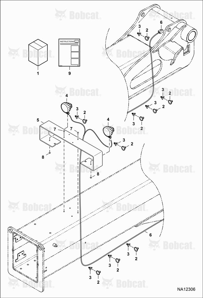 Boom Work Light Kit