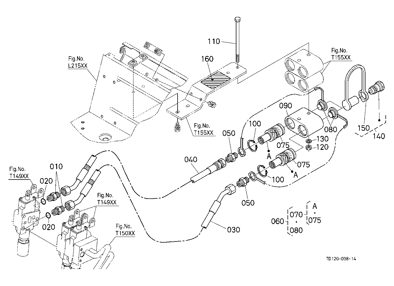 Auxiliary Control Valve Coupler (3Rd) (W/G No.L833