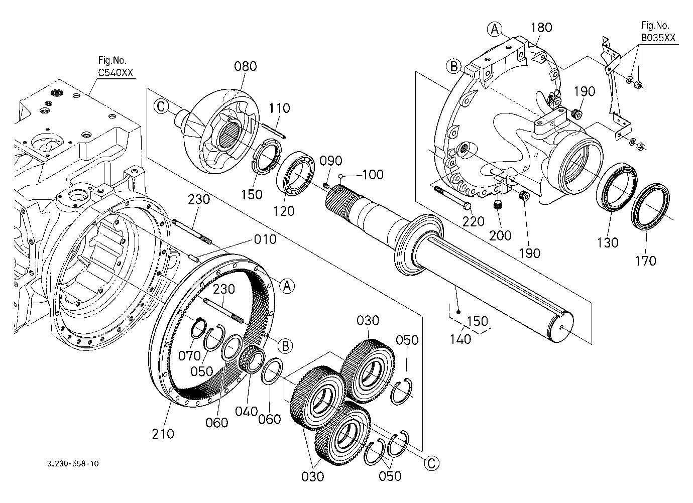 Rear Axle [Transaxle Component] [Bar Type Axle]
