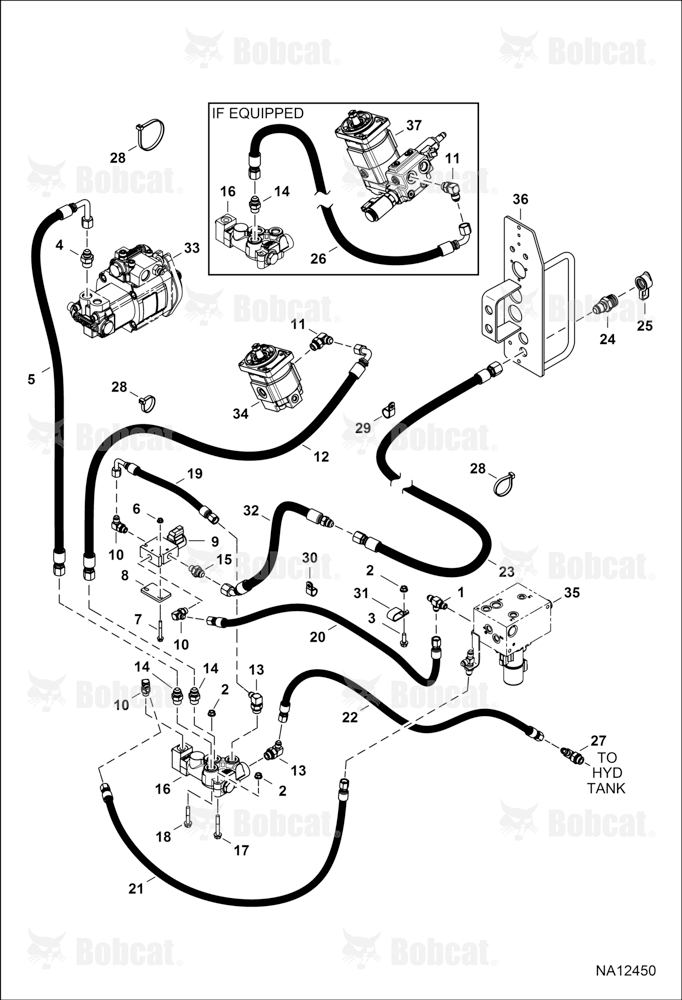 Trailer Brakes (Hydraulic) (Single Line)  B3ZS11001 - B3ZS11054, B3ZT11001 - B3ZT11061