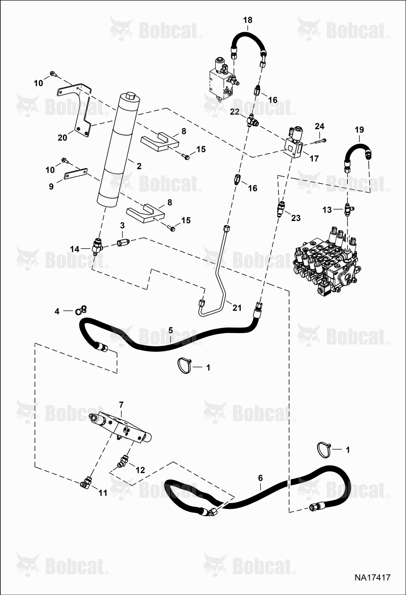 Hydraulic Circuitry (Boom Float & Suspension)
