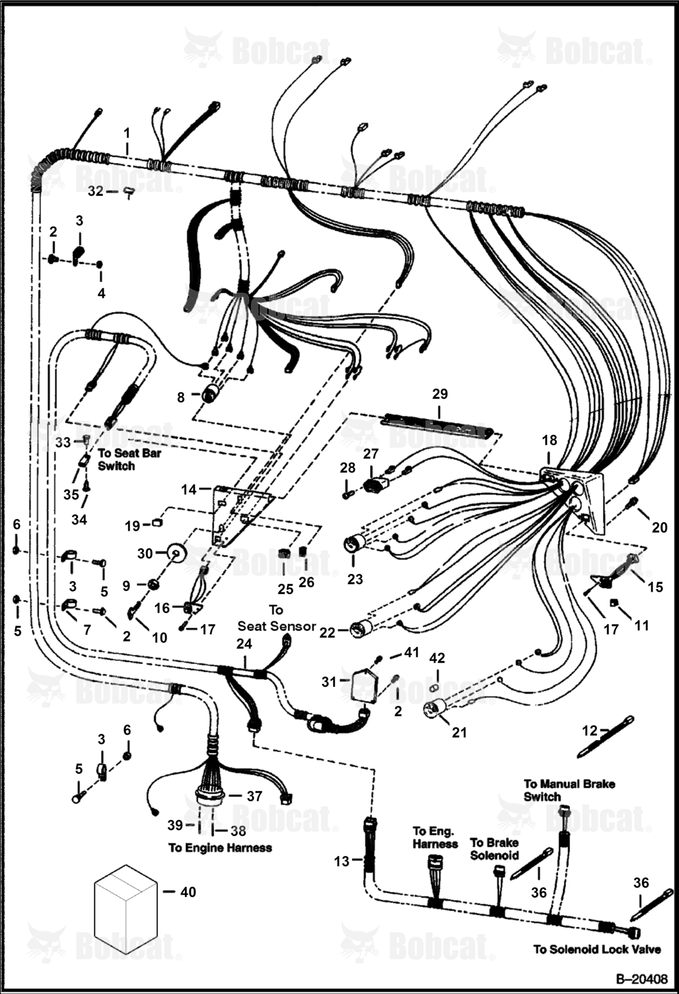 CAB Electrical Circuitry (W/O B.O.S.S. Option)