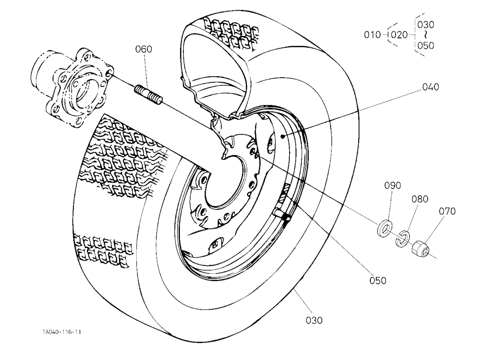 Front Wheel (25*8.50-14)
