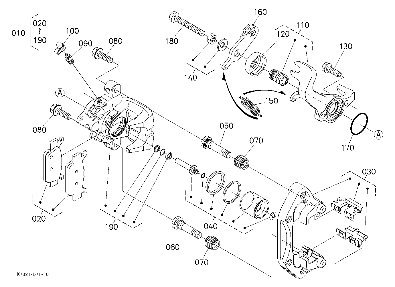 Rear Brake (Left) [Component Parts]