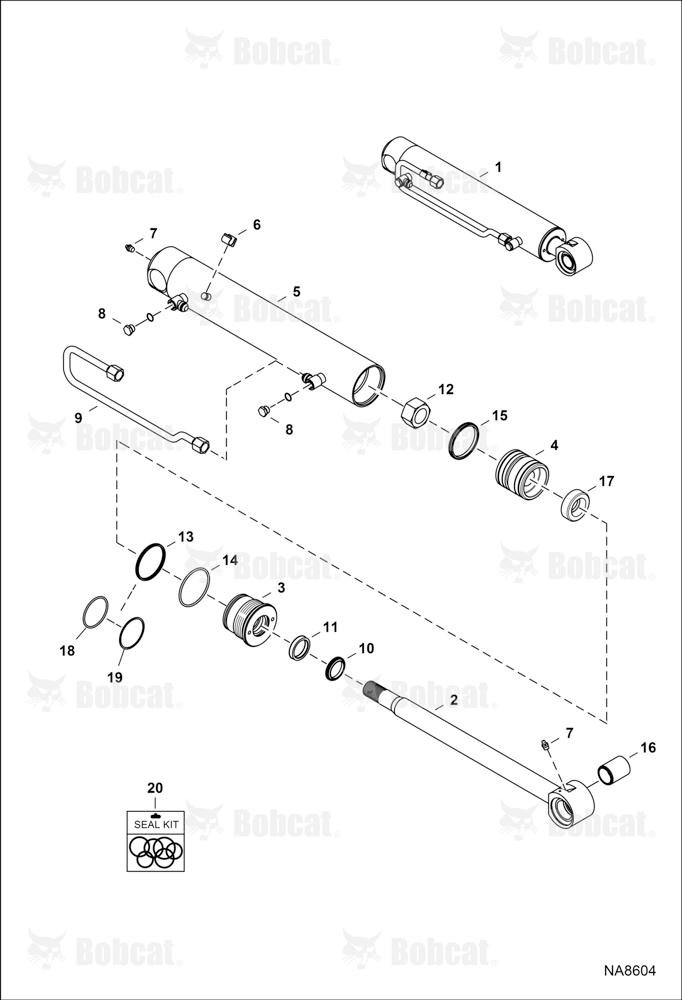 Tilt Cylinder (RH)