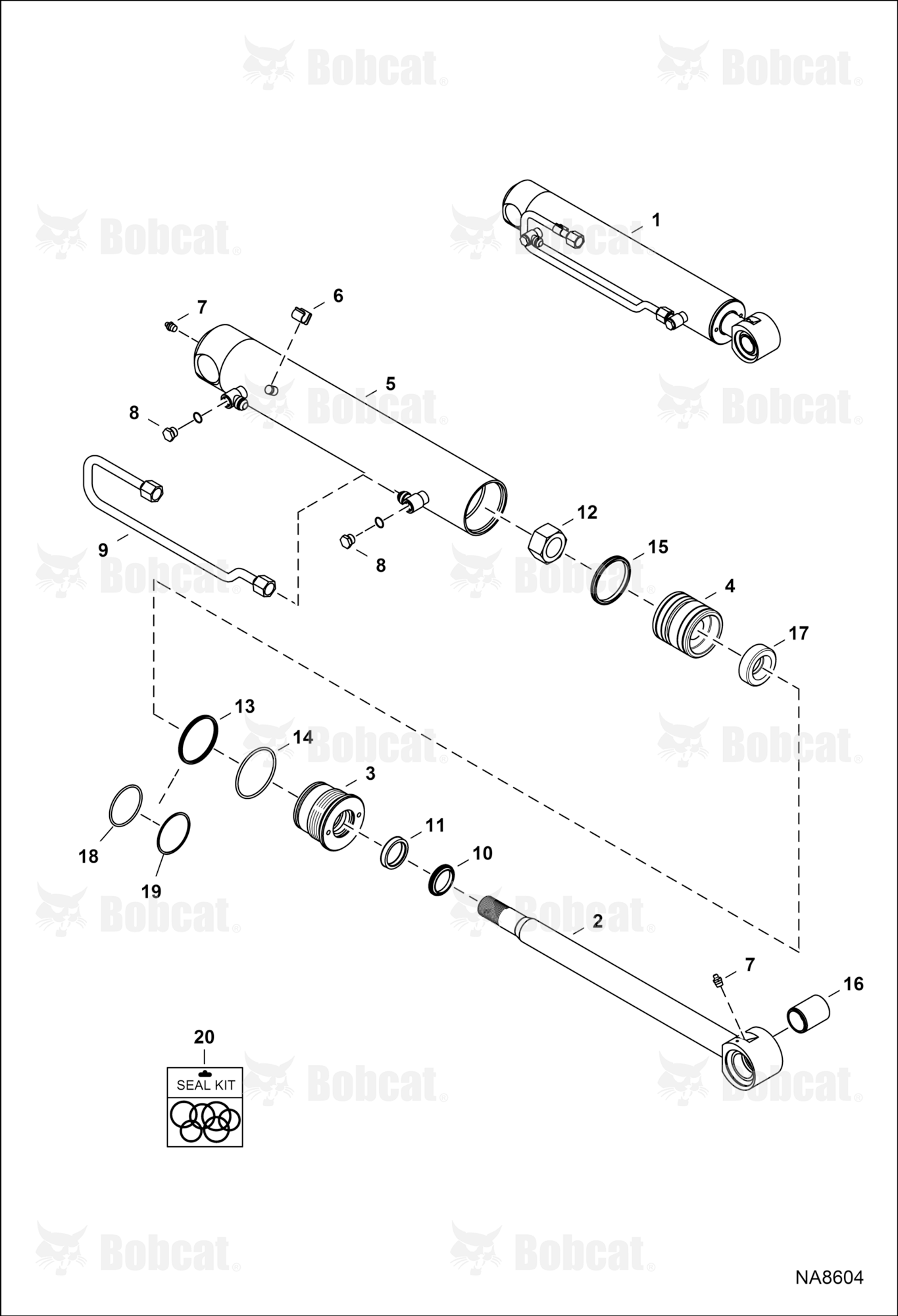 Tilt Cylinder (RH)