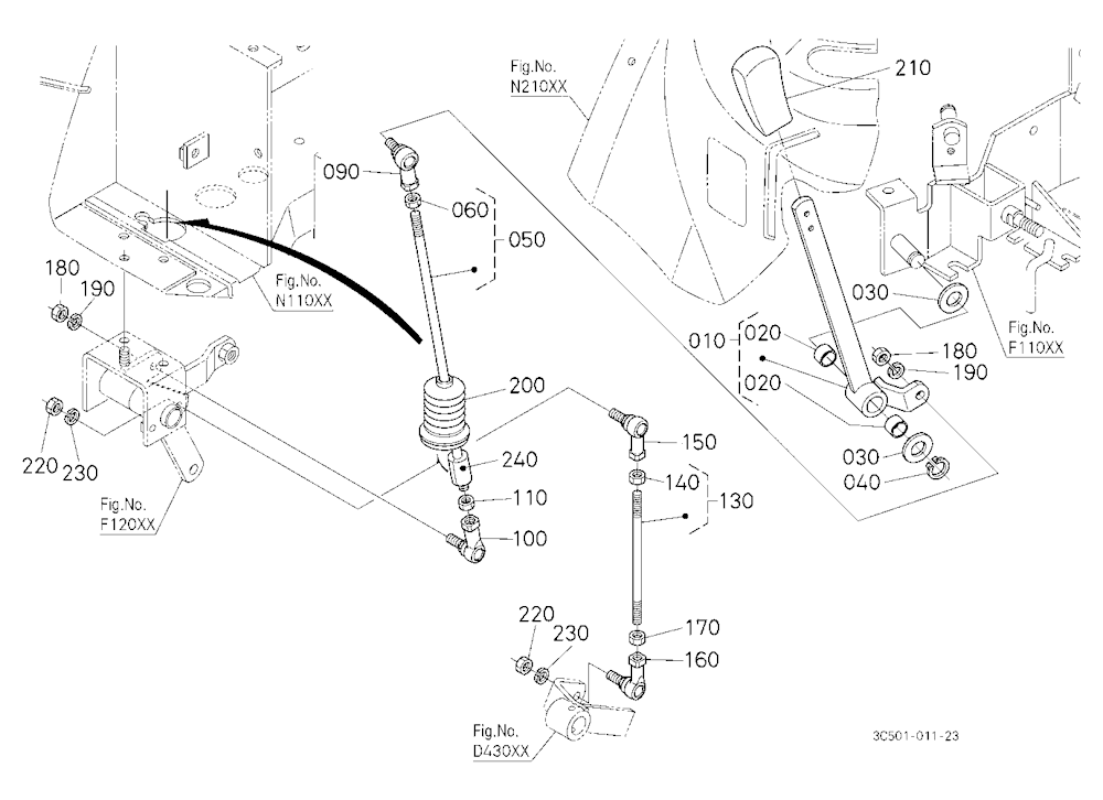 Range Gear Shift Lever