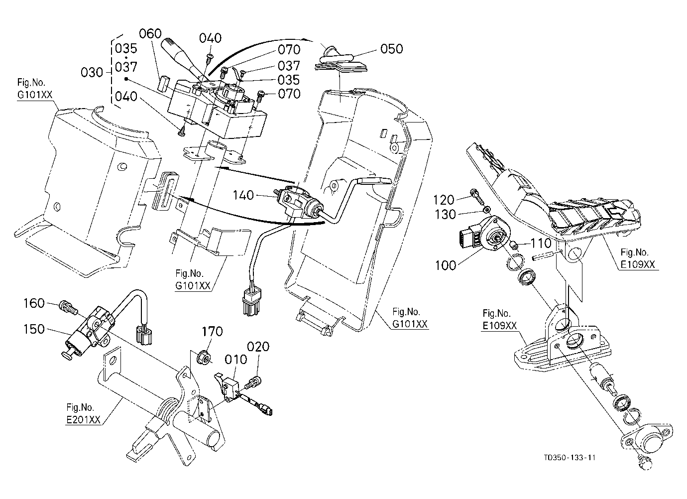 Switch/Sensor (Steering Post/Pedal)