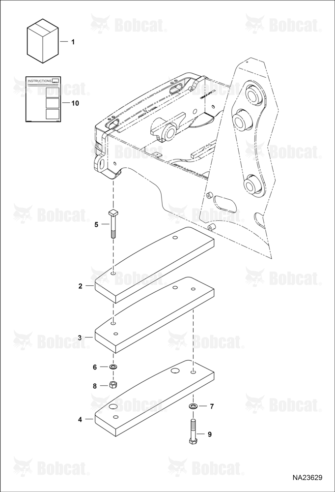 Counterweight Kit (177 KG (390 lbs)