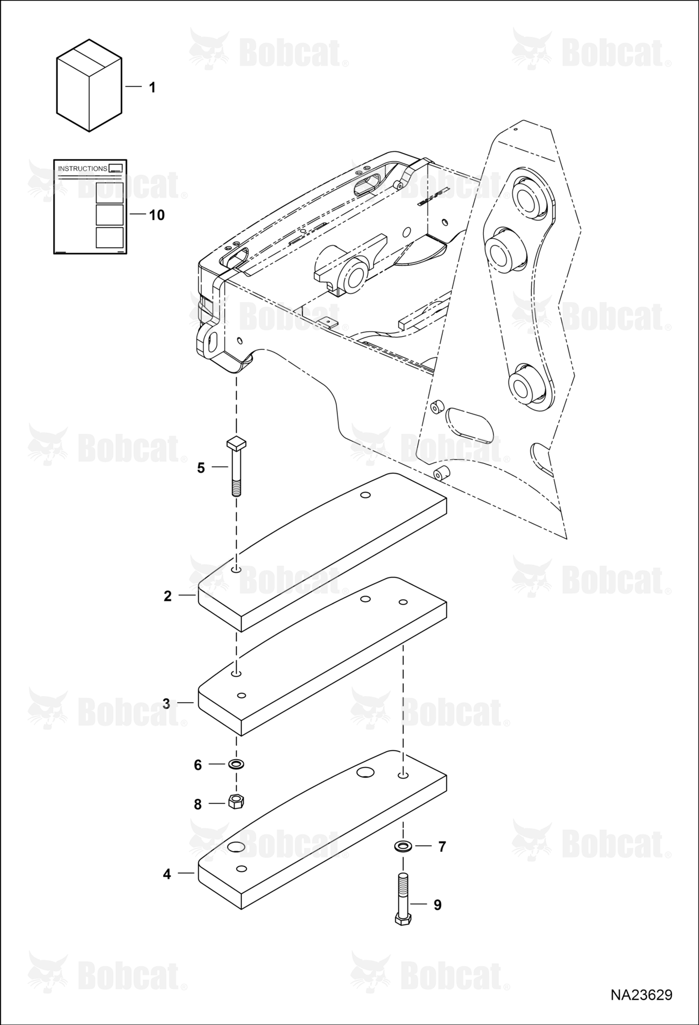 Counterweight Kit (177 KG (390 lbs)