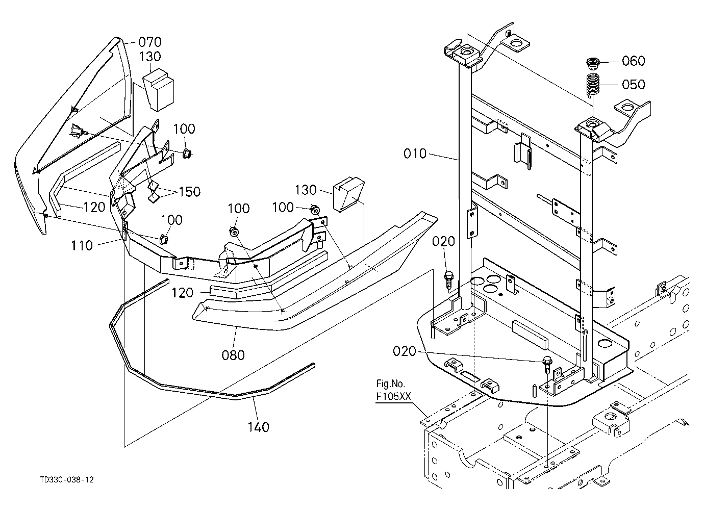 Hood (Bonnet) Front Support [Old]