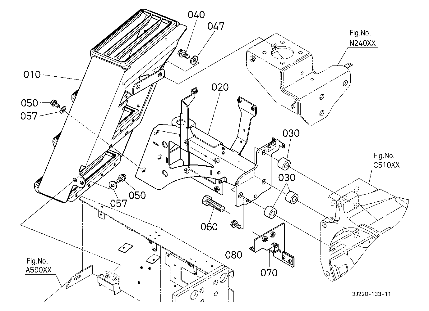 Step Rh [W/O Loader Equipment] [W/O Front Suspensi