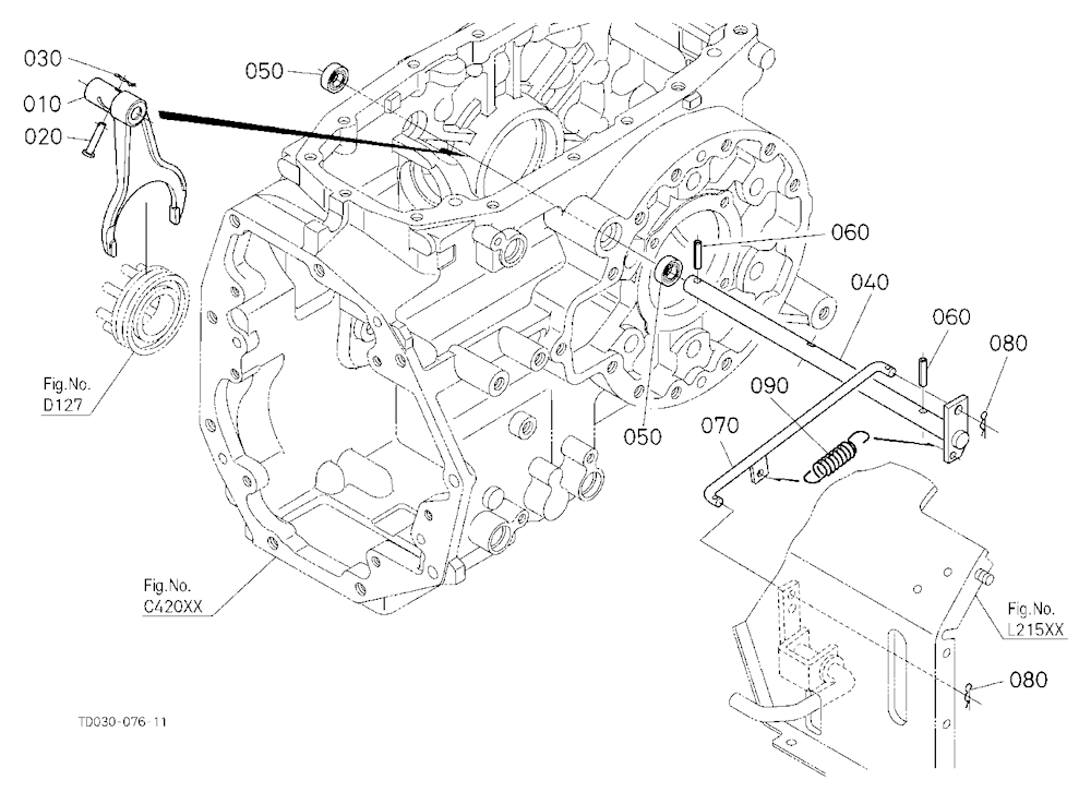 Differential Lock Shift Fork [Hst Type] [Rops Type