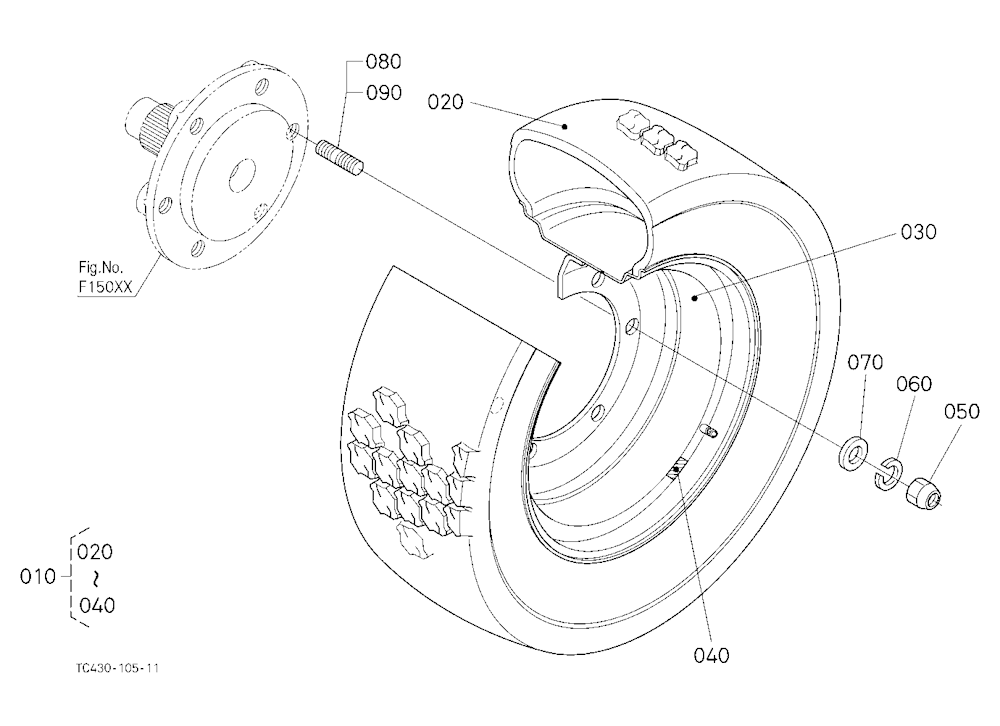 Front Wheel (305R343Lsw)