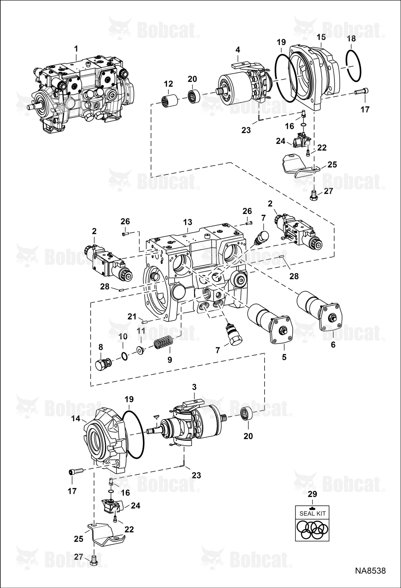 Hydrostatic Pump (Selectable Joystick Controls) (R902202746)