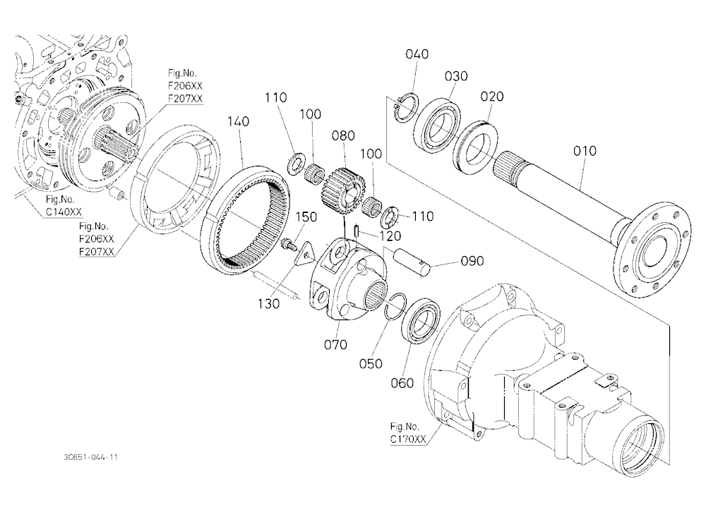 Rear Axle Shaft