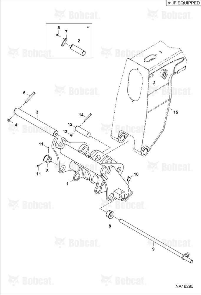 Inner Boom & Attachment Carrier (Updated Manitach) (Offset From Boom Head)