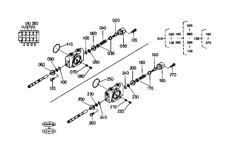 Control Valve (1) (S/P) Spool Section