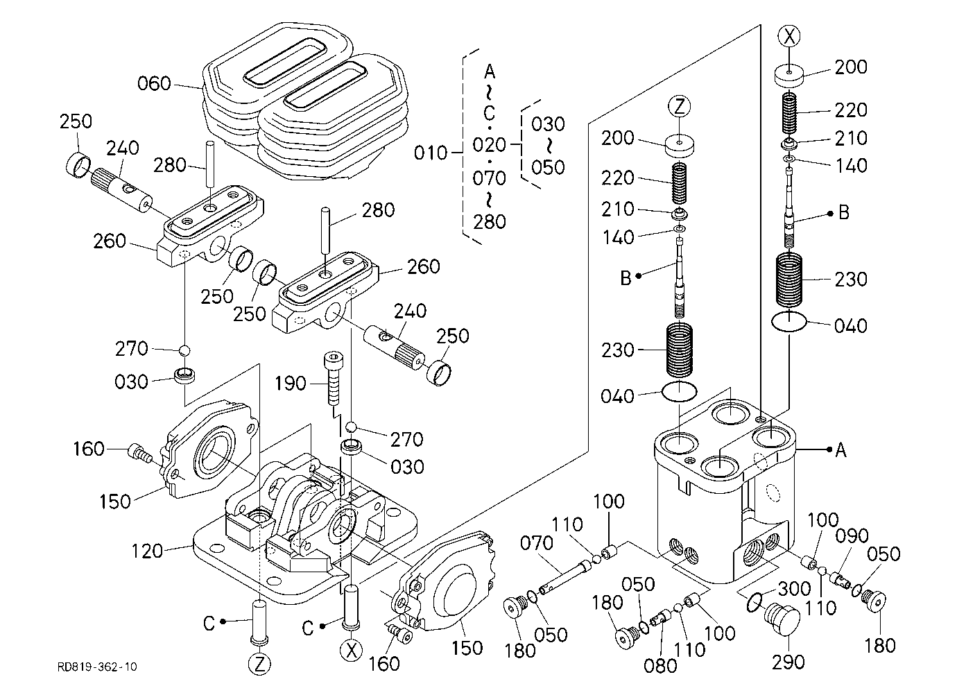 Pilot Valve(Travel) [Component Parts]