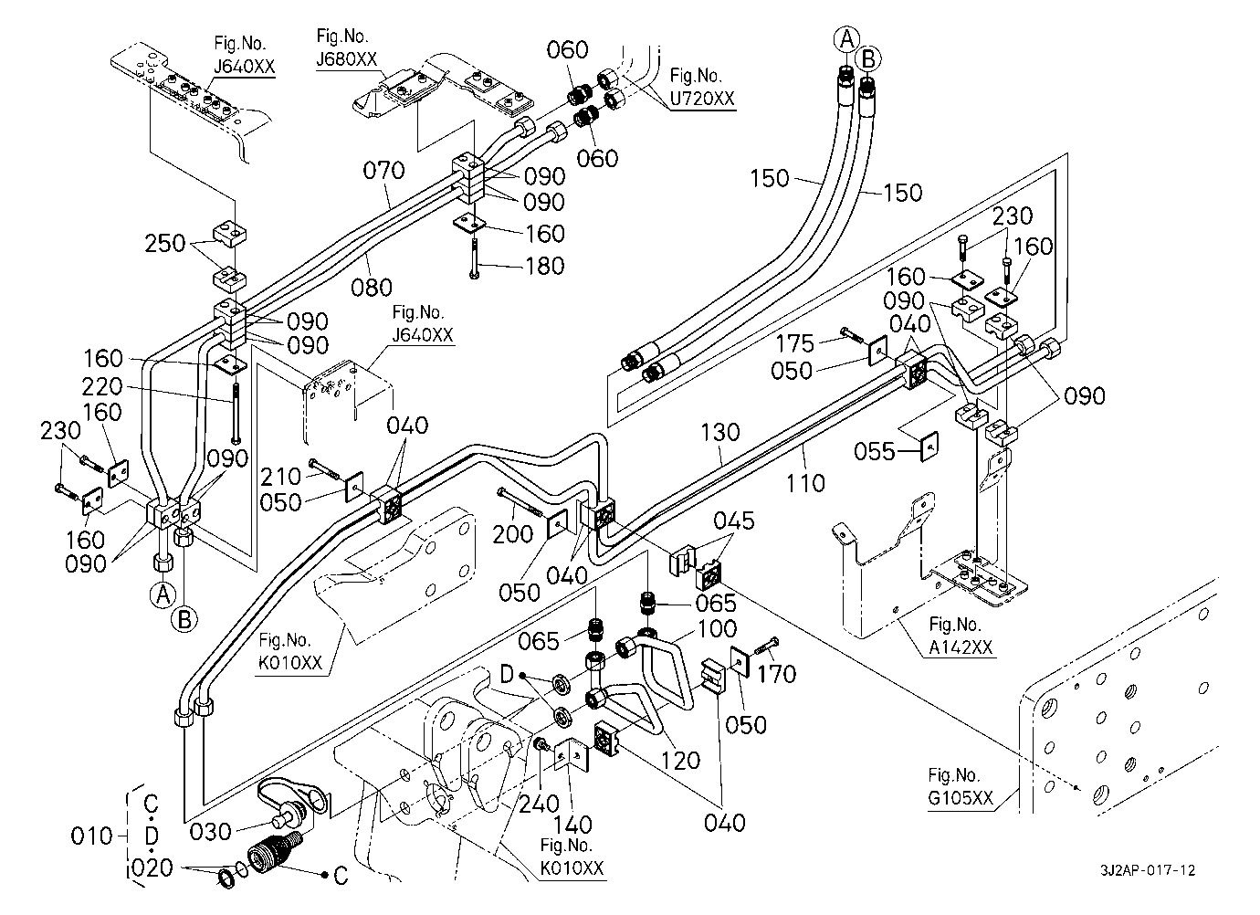 Coupler Kit (Front Hyd. Outlet/Elec.5Th) (Coupler/
