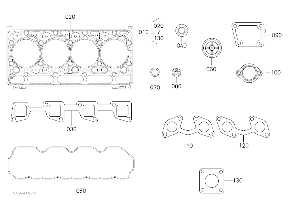 Lower Gasket Kit [Old Type]