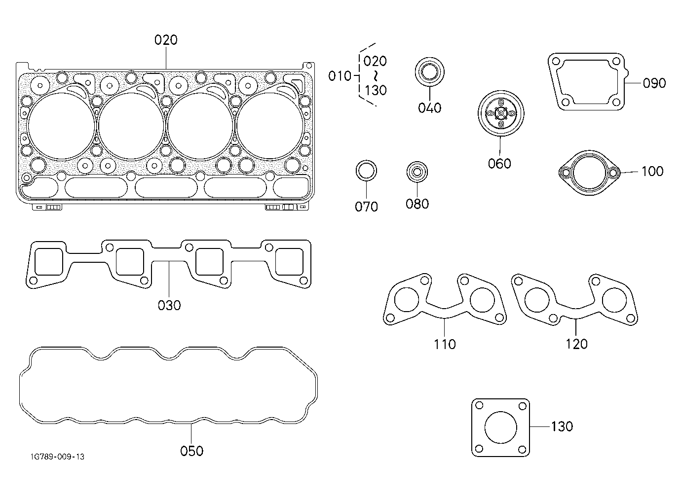 Lower Gasket Kit [Old Type]