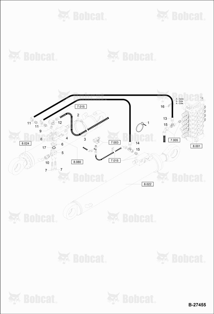 Hydraulic Installation -LOAD Holding Valve (Dipper Arm)