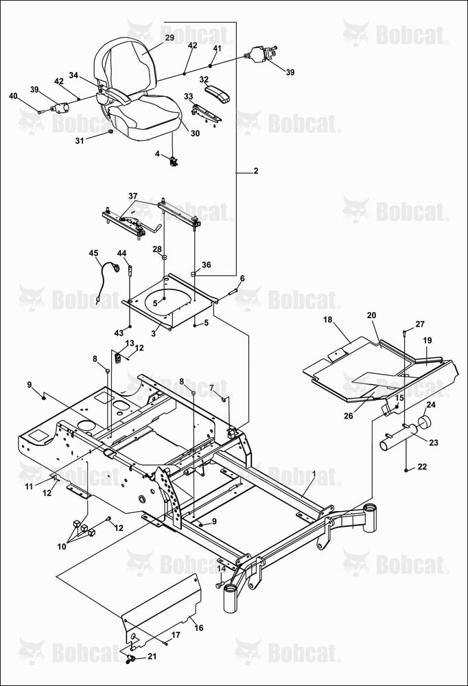 KICKPLATE/SEAT Assembly