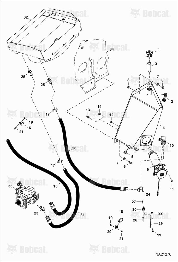 Hydrostatic Circuitry (Tank & Filter)
