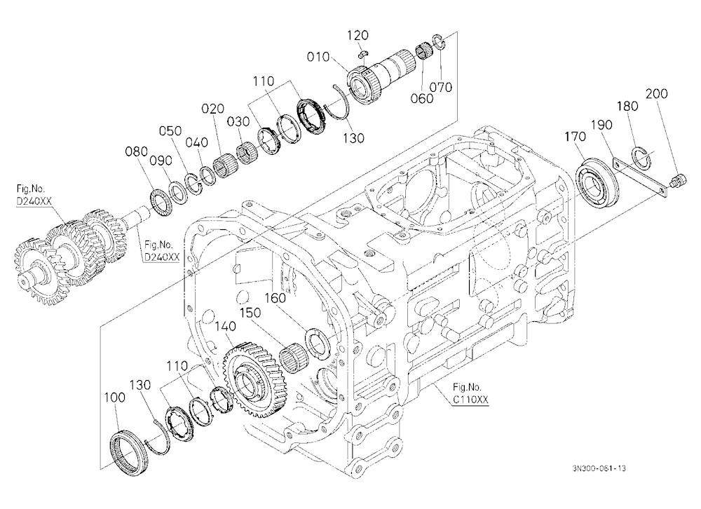 Main Gear Shift Shaft [Except Dual Speed Type]