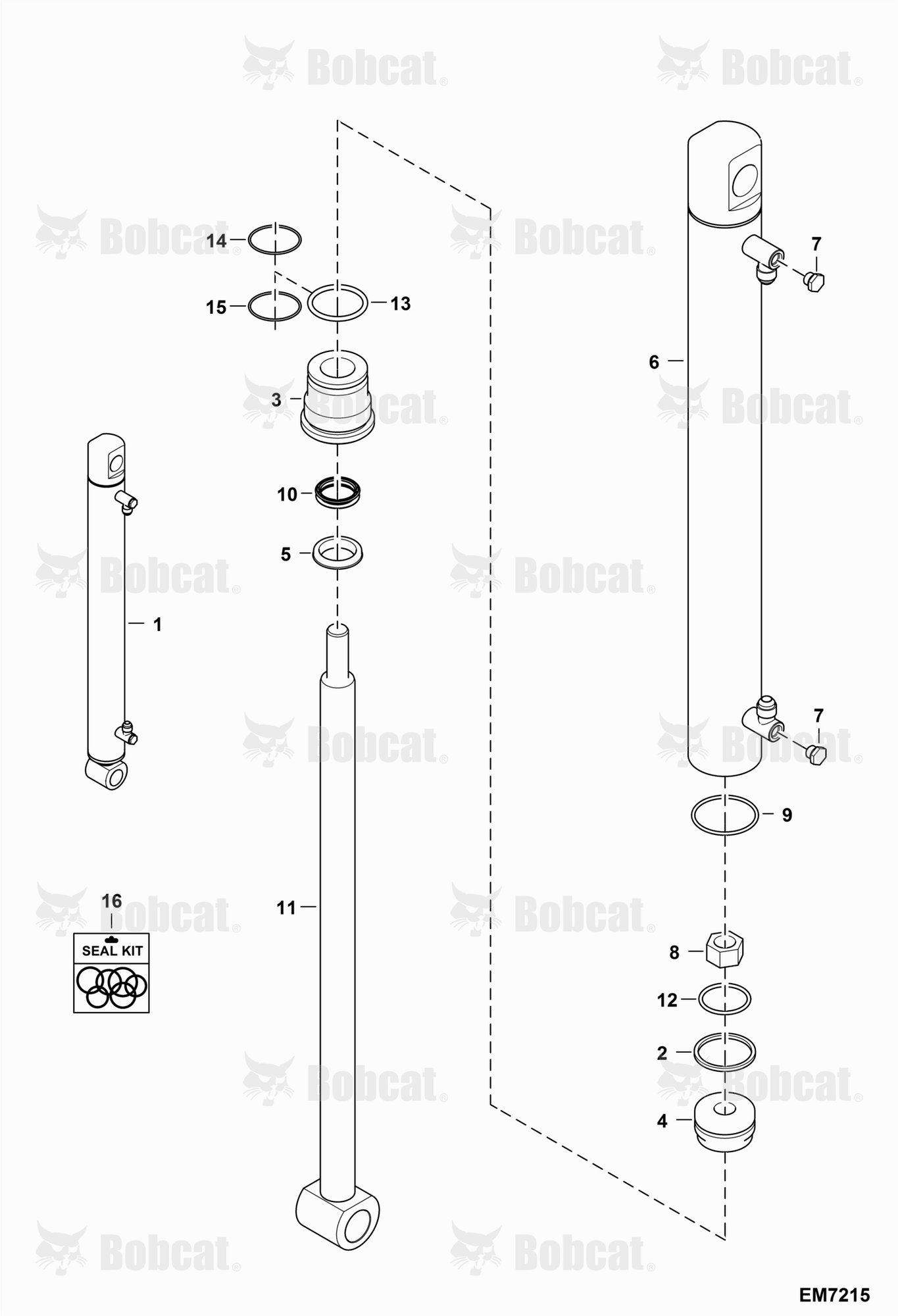 Track Frame Expansion Cylinder