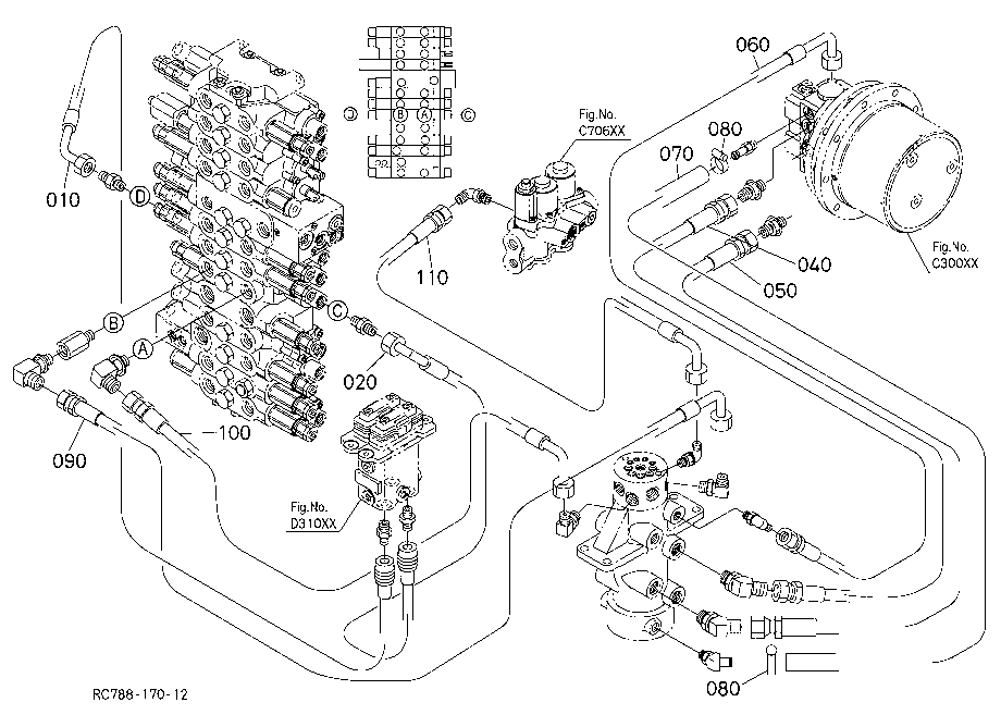 Oil Piping (Travel Lh)